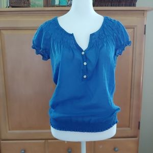 Royal Blue Old Navy Blouse Size XS